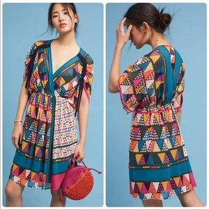 Anthropologie Maeve Geo Beach Cover Up Dress 6